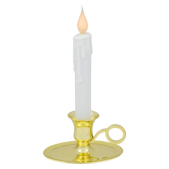 Lighted LED Window Candle with Oval Handle Base - 8" - Set of 4 By Northlight in White | Michaels®